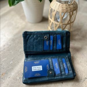 Blue wallet